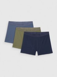 4F Bielizna bokserki (3-pack) męskie - multikolor S. Bokserki męskie 4f, m, bez wzorów, z bawełny. Za 99.99 zł.