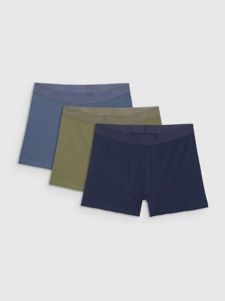 4F Bielizna bokserki (3-pack) męskie - multikolor XL. Bokserki męskie 4f, m, bez wzorów, z bawełny. Za 99.99 zł.