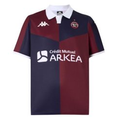 Koszulka domowa Union Bordeaux-Bègles 2025/26. Czerwone koszulki sportowe męskie Kappa, l, bez wzorów, z materiału, bez kołnierzyka, bez ramiączek, na fitness i siłownię. Za 415.50 zł.