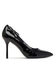 KARL LAGERFELD Szpilki KL30908R Czarny. Czarne szpilki damskie KARL LAGERFELD, bez wzorów, ze skóry, bez obcasa, bez zapięcia. Za 749.99 zł.