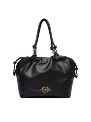 LOVE MOSCHINO Torebka JC4284PP0PK1000A Czarny. Czarne torebki do ręki damskie Love Moschino, bez wzorów, ze skóry, bez dodatków. Za 1,189.00 zł.