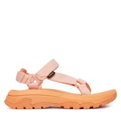 Sandały Teva. Brązowe obuwie sportowe damskie Teva, bez wzorów, bez obcasa, bez zapięcia. Za 379.99 zł.