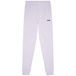 Spodnie damskie Fila Lucera. Fioletowe spodnie sportowe damskie Fila, s, bez wzorów, na fitness i siłownię. Za 223.05 zł.