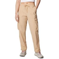 Spodnie turystyczne damskie Columbia Boundless Trek Cargo Pant. Brązowe spodnie sportowe damskie Columbia, m, bez wzorów, z elastanu, trekkingowe. W wyprzedaży za 230.00 zł.