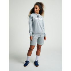 Bluza damska z kapturem Hummel go logo. Szare bluzy damskie Hummel, xl, bez wzorów, z kapturem. Za 212.90 zł.