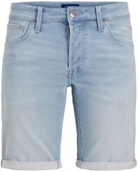 Jack & Jones Jack&Jones męskie krótkie spodnie JJIRICK JJICON I.K. SHORTS GE 118 SN 12269609 BLUE DENIM L. Niebieskie krótkie spodenki sportowe męskie Jack & Jones, l, bez wzorów, z denimu. Za 169.99 zł.