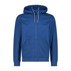 Bluza z kapturem zapinana na zamek błyskawiczny CMP. Niebieskie bluzy sportowe męskie CMP, m, bez wzorów, z kapturem. W wyprzedaży za 283.50 zł.