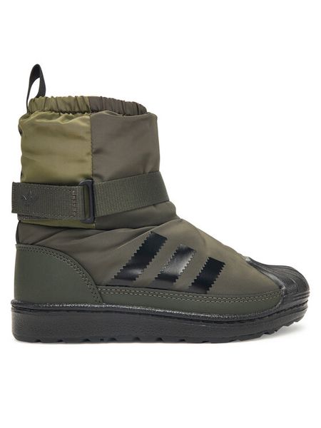 Adidas Śniegowce Superstar 360 Winterized Boot JQ7950 Khaki. Brązowe buty zimowe chłopięce Adidas, bez wzorów, z materiału, bez zapięcia. Za 369.99 zł.