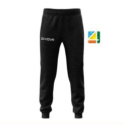 Czarne Spodnie do Joggingu Givova King - Komfort Unisex. Czarne krótkie spodenki sportowe męskie Givova, m, bez wzorów, z bawełny, do biegania. Za 175.99 zł.