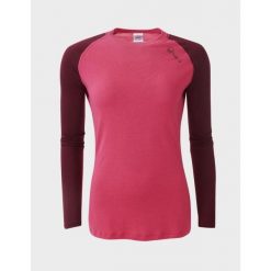 Koszulka termoaktywna damska Halti Pihka Merino. Czerwone koszulki sportowe damskie Halti, bez wzorów, z wełny, bez kołnierzyka, bez ramiączek, trekkingowe. Za 499.99 zł.