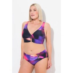 Damskie Bikini ozdobne klamry miękkie miseczki materiał pochodzący z recyklingu. Czerwone bikini damskie Ulla Popken, plus size, bez wzorów, plus size. W wyprzedaży za 191.99 zł.