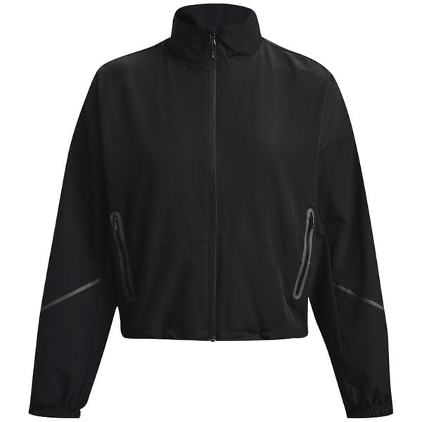 Damska kurtka wodoodporna Under Armour Unstoppable. Czarne kurtki damskie Under Armour, m, bez wzorów, z materiału, z kapturem. Za 469.99 zł.