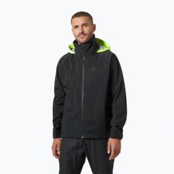 Kurtka żeglarska męska Helly Hansen HP Foil Shell 2.0. Czarne kurtki męskie Helly Hansen, m, bez wzorów, żeglarskie. Za 1,329.00 zł.