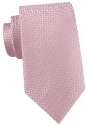 Męski Krawat Alties - Róż Pudrowy, Geometryczny Mikrowzór. Czerwone krawaty i muchy Alties, bez wzorów, z tkaniny, eleganckie. Za 55.00 zł.