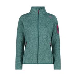 Bluza polarowa damska CMP Haze Jacket Knitted. Szare bluzy damskie CMP, l, bez wzorów, z polaru, bez kaptura. Za 214.99 zł.