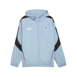 Kurtka wodoodporna Puma BMW MMS MT7+. Niebieskie kurtki męskie Puma, m, bez wzorów, bez kaptura. W wyprzedaży za 381.50 zł.