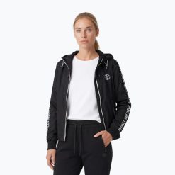 Kurtka damska Pitbull Aaricia Stripes Nylon Hooded. Czarne kurtki damskie PITBULL, l, bez wzorów, z materiału, bez kaptura. Za 229.99 zł.