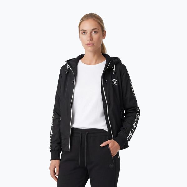Kurtka damska Pitbull Aaricia Stripes Nylon Hooded. Czarne kurtki damskie PITBULL, xs, bez wzorów, z materiału, bez kaptura. Za 199.99 zł.