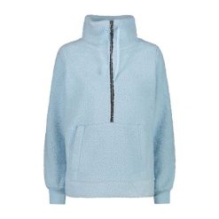 Kobieca bluza półzipowana CMP. Niebieskie bluzy damskie CMP, na zimę, bez wzorów, bez kaptura. Za 347.00 zł.