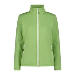 Damska rozciągliwa polarowa bluza z zamkiem CMP. Zielone bluzy damskie CMP, na zimę, bez wzorów, z polaru, bez kaptura. Za 323.50 zł.