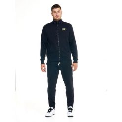 Bluza z bawełna z kaptur na co dzień na siłownię. Czarne bluzy męskie LEONE 1947 APPAREL, xl, bez wzorów, z bawełny, bez kaptura, na fitness i siłownię. Za 252.56 zł.