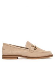 Caprice Loafersy 9-24202-46 Beżowy. Brązowe mokasyny damskie Caprice, ze skóry. Za 307.99 zł.