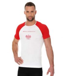 Koszulka męska z krótkim rękawem Brubeck 3D Husar PRO. Białe koszulki sportowe męskie Brubeck, m, bez wzorów, z dzianiny, bez kołnierzyka, bez ramiączek, do biegania. Za 99.99 zł.