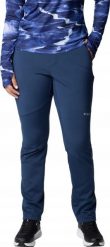 Columbia Vest Canyon High-Rise Softshell Pant 2105831464 Granatowe L. Spodnie materiałowe damskie Columbia, l, bez wzorów, z softshellu. Za 300.53 zł.