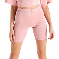 Spodenki kolarki z lampasem - Różowy. Szorty damskie marki Cropp. Za 39.99 zł.