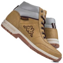 Buty męskie sportowe KAPPA BRIGHT MID LIGHT 242075 1111. Brązowe trekkingi męskie Kappa, na jesień, za kostkę, trekkingowe. Za 138.00 zł.
