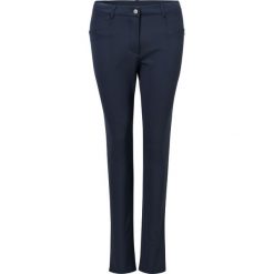 Damskie spodnie o średniej wysokości Abacus Elite. Niebieskie spodnie materiałowe damskie Abacus, s, bez wzorów, z tkaniny. Za 432.00 zł.