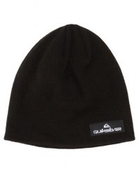 Czapka zimowa dla Mężczyzn CUSHY Czarny. Czarne czapki i kapelusze męskie Quiksilver, na zimę, bez wzorów, z dzianiny. Za 109.99 zł.