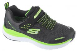 Buty sportowe Sneakersy chłopięce, Ultra Groove - Aquasonik. Szare trampki i tenisówki chłopięce Skechers, bez wzorów, z materiału, sportowe, przed kostkę, bez zapięcia. Za 289.99 zł.