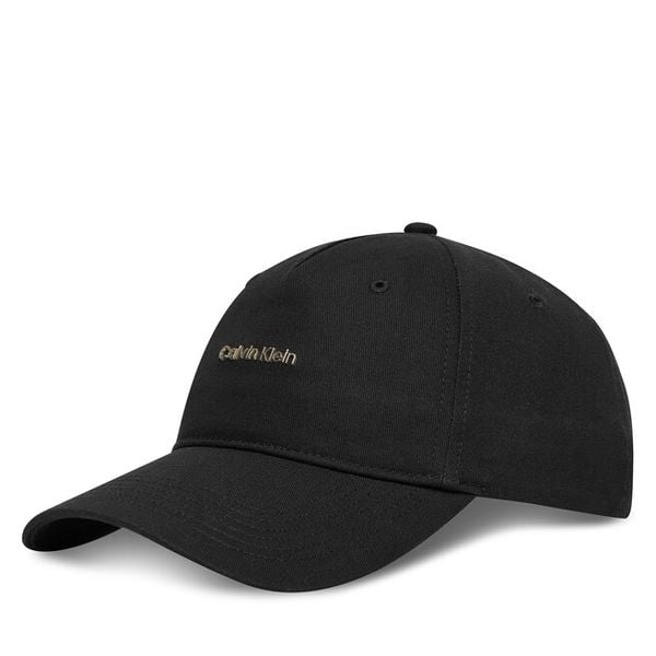 Czapka z daszkiem Calvin Klein. Czarne czapki i kapelusze damskie Calvin Klein, bez wzorów. Za 128.99 zł.