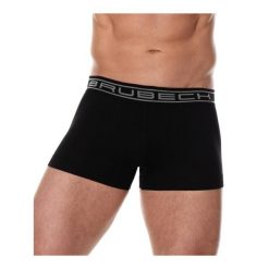 Bokserki męskie bawełniane Brubeck COMFORT COTTON. Czarne bokserki męskie Brubeck, m, bez wzorów, z bawełny. Za 39.99 zł.