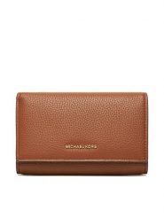 MICHAEL Michael Kors Portfel 32T5GJ6D9L Brązowy. Brązowe portfele damskie MICHAEL Michael Kors, bez wzorów, ze skóry. Za 599.99 zł.