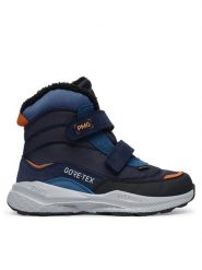 Primigi Śniegowce GORE-TEX 2430122 D Granatowy. Niebieskie buty zimowe chłopięce Primigi, bez wzorów, z gore-texu, bez zapięcia. Za 439.99 zł.