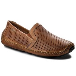Półbuty Pikolinos. Brązowe półbuty na co dzień męskie Pikolinos, bez zapięcia. Za 309.99 zł.