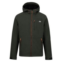 Kurtka wodoodporna Trespass Dante. Brązowe kurtki męskie Trespass, xl, bez wzorów, z elastanu, bez kaptura. Za 373.99 zł.