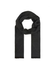 Guess Szal AM9567 POL03 Czarny. Czarne czapki i kapelusze damskie Guess, z aplikacjami. Za 159.99 zł.