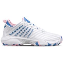 Tenisówki damskie K-Swiss Hypercourt Supreme HB. Białe trampki i tenisówki damskie K-SWISS, bez wzorów, z materiału, sportowe, bez zapięcia. Za 602.00 zł.