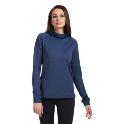 Sweter damski Kilpi Rolo. Niebieskie bluzy sportowe damskie Kilpi, m, bez wzorów, bez kaptura, narciarskie. Za 215.49 zł.