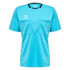 Koszulka Hummel hmlreferee chevron. Niebieskie koszulki sportowe męskie Hummel, m, bez wzorów, bez kołnierzyka, bez ramiączek, do piłki nożnej. Za 191.00 zł.