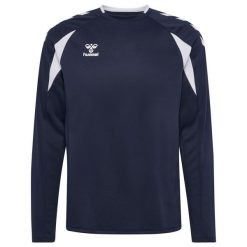 Koszulka z długim rękawem i okrągłym dekoltem Hummel Core 2.0. Białe t-shirty damskie Hummel, bez wzorów, bez kołnierzyka. Za 213.50 zł.