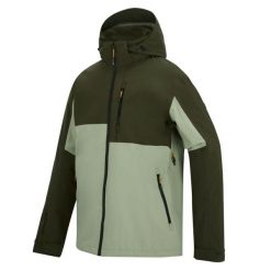 Męska wodoodporna kurtka turystyczna Bosfield Panelled z kapturem. Niebieskie kurtki męskie Regatta, m, bez wzorów, z materiału, z kapturem. Za 386.00 zł.