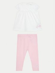 Guess Komplet bluzka i legginsy A4GG08 WG5N0 Kolorowy Regular Fit. Bluzki dla dziewczynek Guess, z aplikacjami, z bawełny, bez kołnierzyka, bez ramiączek. Za 149.99 zł.