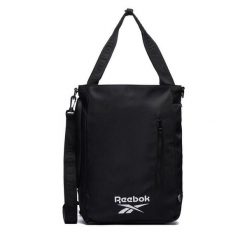 Torebka Reebok. Czarne torebki do ręki damskie Reebok, bez wzorów, klasyczne, bez dodatków. Za 159.99 zł.