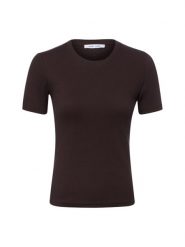 Samsøe Samsøe Koszulka Kobiety Bawełna brązowy, XS. Brązowe t-shirty damskie Samsøe & Samsøe, xs, bez wzorów, z bawełny, eleganckie, bez kołnierzyka. Za 219.95 zł.