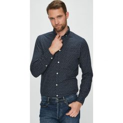 Jack & Jones - Koszula. Czarne koszule męskie Jack & Jones, z bawełny, button down, z długim rękawem. W wyprzedaży za 89.90 zł.