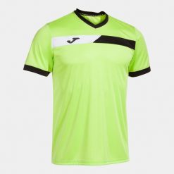 Jersey Joma. Czarne koszulki sportowe męskie Joma, m, bez wzorów, z jersey, bez kołnierzyka, bez ramiączek, do piłki nożnej. Za 62.99 zł.